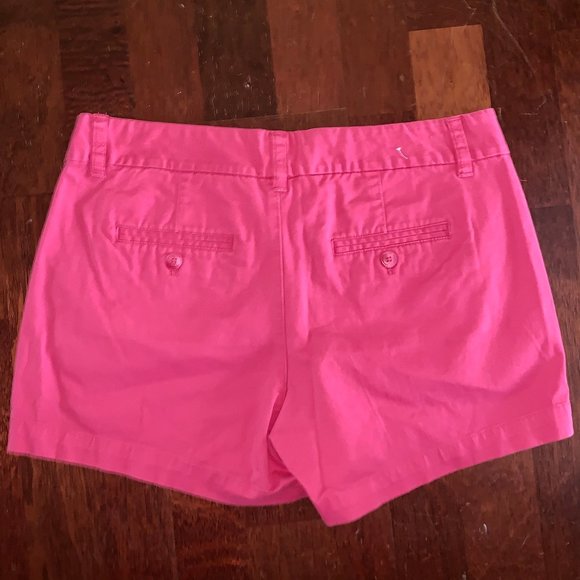 GAP PINK KHAKI CHINO SHORTS SIZE 4 - Picture 7 of 8
